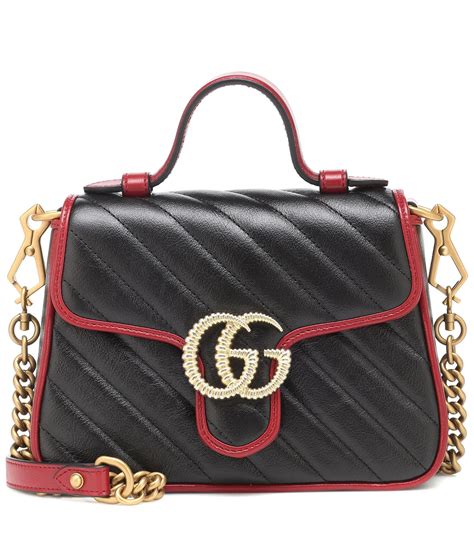 gucci marmont mini leather review|Gucci Marmont suede bag.